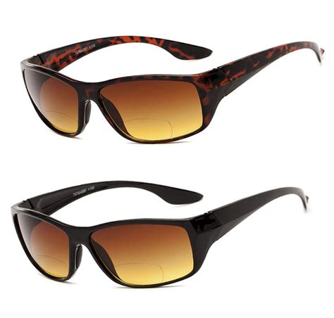 hd amber anti glare lens inner bifocal sun reader sunglasses for men and women ebay