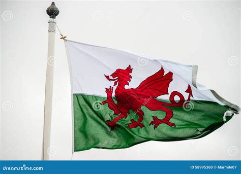 Welsh Flag Stock Photo Image Of Great Emblem British 58995360