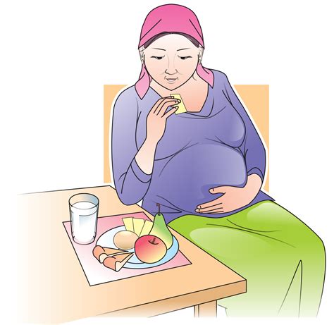 Maternal Nutrition Pregnant Woman Eating Healthy Meal 01 Kyrgyz Republic Iycf Image Bank