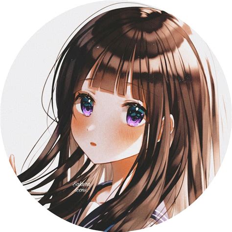 Simple Icon Hyouka Girl Icons Anime Style Aesthetic Anime Cute