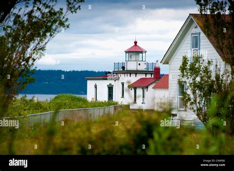 The West Point Light Also Known As The Discovery Park Lighthouse Is A