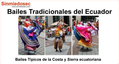 Lista De Bailes T Picos Tradicionales De La Costa Y Sierra De Ecuador