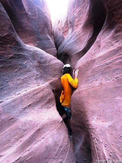 Simple Guide To Hiking Slot Canyons In Escalante Traveler With A Map