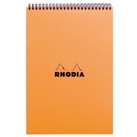 rhodia soft cover wirebound pad orange graph paper — fendrihan canada