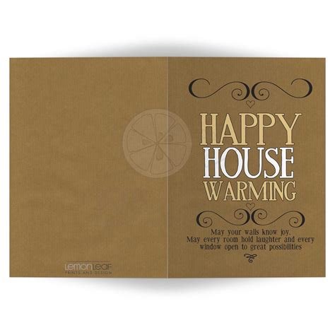 Let's join this party to give her that. Happy Housewarming Greeting Card