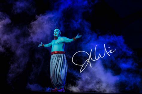 Autographed Genie Print From Aladdin A Musical Spectacular Aladdin