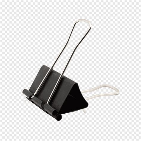 Paper Clip Binder Clip Office Supplies Stationery Reciclaje Office Black Png Pngegg