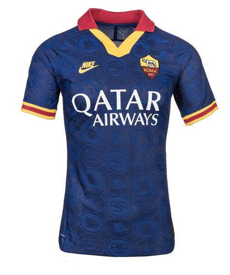 New Roma Third Kit 2019 2020 As Roma Blue 3rd Jersey 19 20 Football