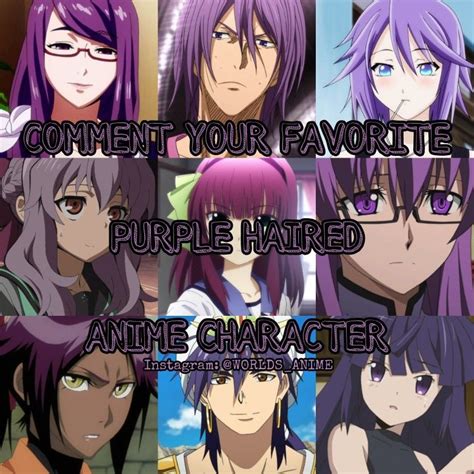 Maybe you would like to learn more about one of these? Favorite Purple Haired Anime Character? | Purple haired ...