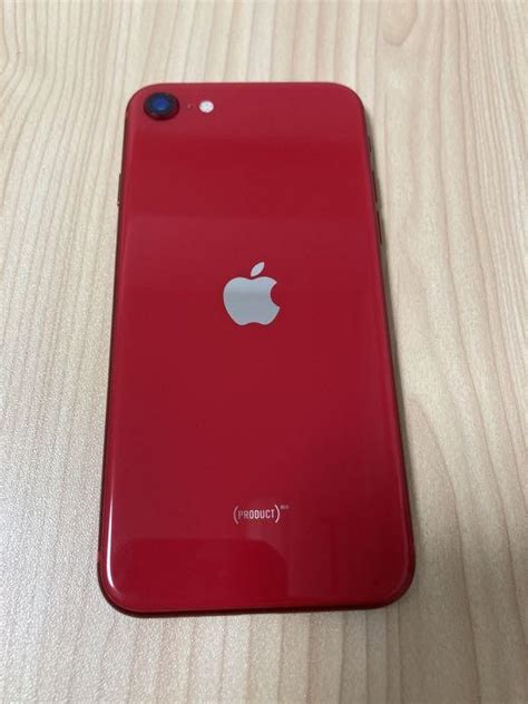 カラー】 apple 【新品】iphone se2 128gb red simフリーの フィルムは
