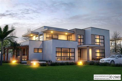 5 Bedroom House Design Id 25603 Contemporary House Plans Modern