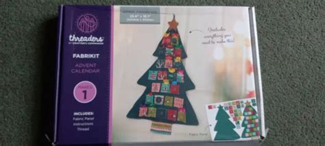 Bnib Threaders By Crafters Companion Fabric Advent Calendar Kit £1000