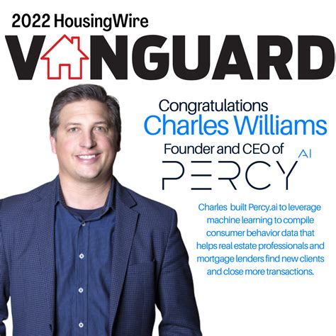 Percyai Ceo Charles Williams Wins 2022 Housingwire Vanguard Award