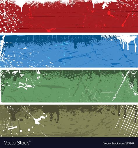 Grunge Panels Royalty Free Vector Image Vectorstock