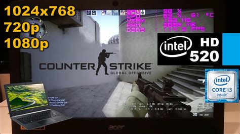 تحميل تعريفات و برنامج التشغيل لجميع الأجهزاة. Intel HD 520 | CSGO i3 6100U 1024x768, 720p, 1080p ...