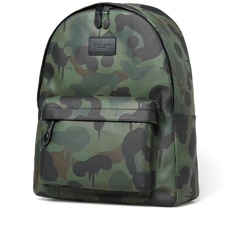 Coach Campus Backpack Military Wild Beast End