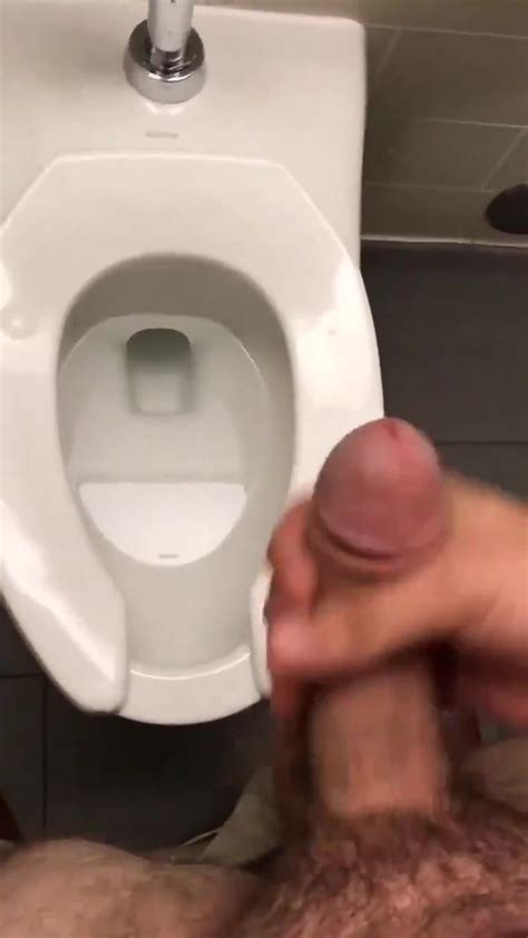 Hairy Dad Jerks Off In Stall ThisVid