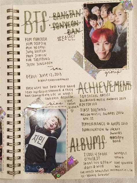 Kpop Journal Intro And Bts Bullet Journal Amino