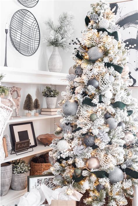 Neutral Modern Cozy Christmas Tree Decor 2 Cherished Bliss