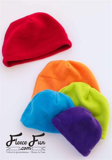 Easy Kids Fleece Hat Printable Pattern