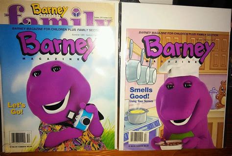 Barney Magazine Lot 1995 2 Issues 3 Sections 1791671260