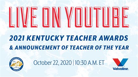 Kde To Stream 2021 Kentucky Teacher Of The Year Ceremony On Oct 22