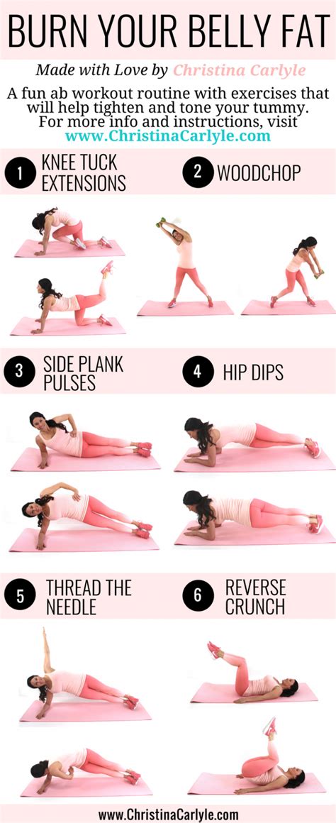 Our exercises are very simple and easy to perform. Ab Workout for Women that want a Flat, Tighter, Toned ...