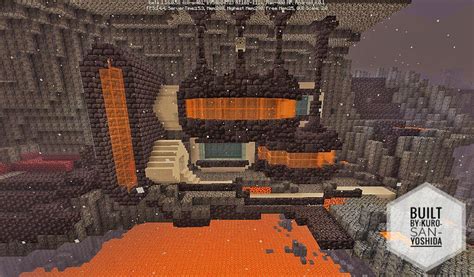 I Have Finished My Nether Base In Minecraft Pe Version 1