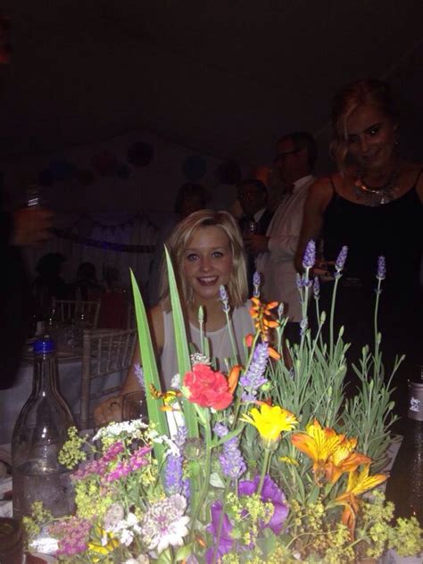 Beckys 21st Birthday Party Iona With Wild Flowers In Jam Jars