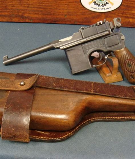 Sold German Ww1 Mauser M189616 Red Nine Broomhandle