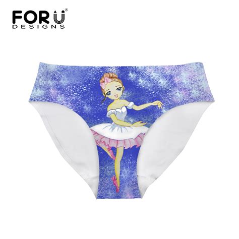 forudesigns ballet girl 3d printing women underwear for everyday sexy ladies girls panties