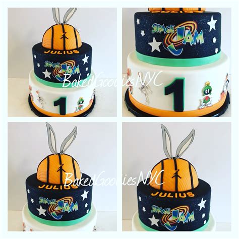 Space Jam Cake Boys 1st Birthday Party Ideas Space Birthday Party