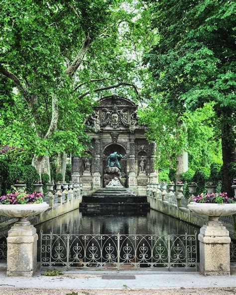 La Fontaine M Dicis Dans Le Jardin Du Luxembourg Compos E Dune