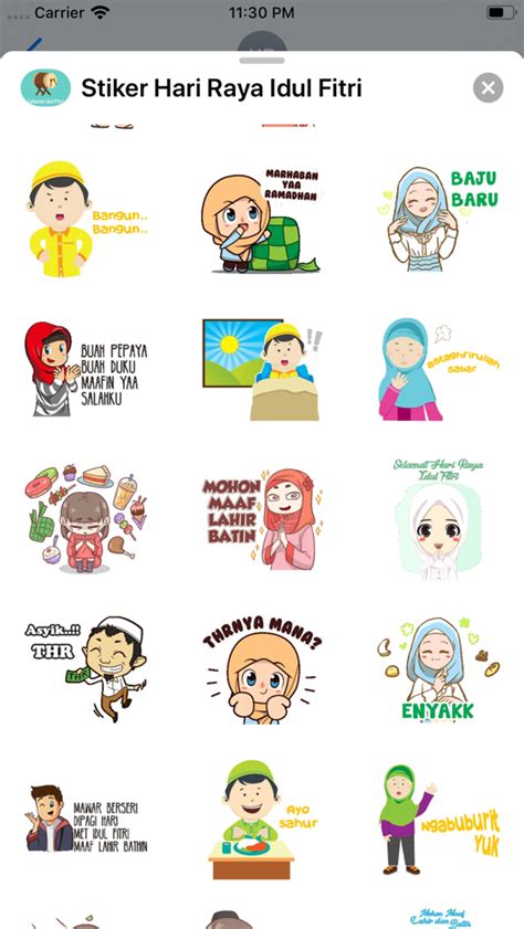 Stiker Hari Raya Idul Fitri App For Iphone Free Download Stiker Hari