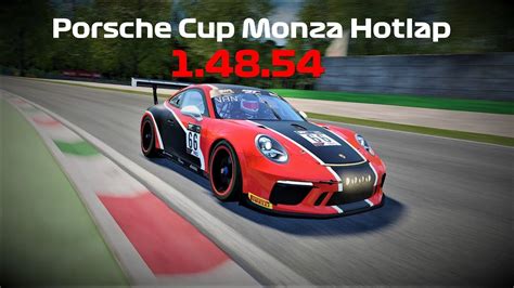 Porsche Cup Hotlap Monza Assetto Corsa Competizione Youtube