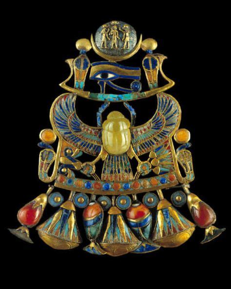 Winged Scarab Pendant Of Tutankhamun This Golden Ancient Egyptian