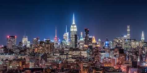 Jan Becke New York City Skyline At Night
