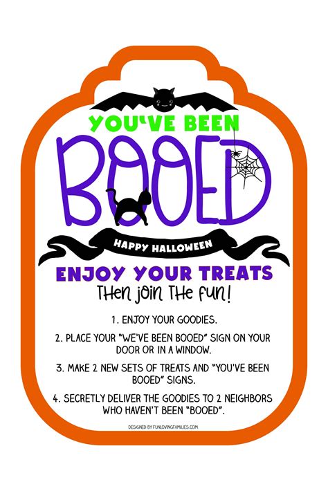 Weve Been Booed Free Printable