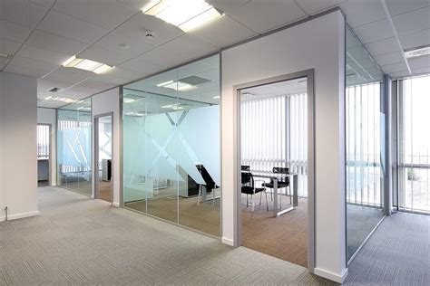 glass wall partitions glass designs