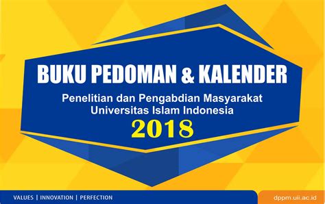 Telah Terbit Buku Pedoman And Kalender Kegiatan Dppm Uii 2018 Versi