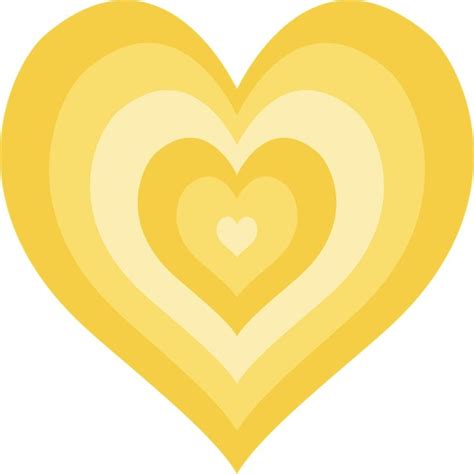 Yellow Powerpuff Heart By Y2krevival Redbubble Yellow Powerpuff