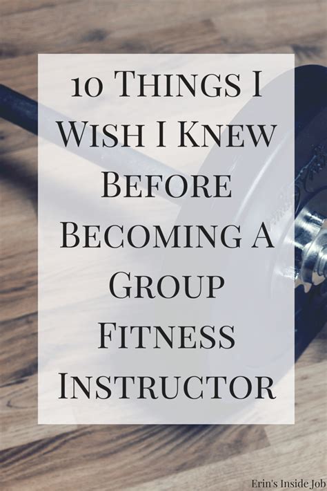 10 Things I Wish I Knew Before Becoming A Group Fitness Instructor