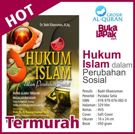 Jual Buku Hukum Islam Dalam Perubahan Sosial Di Lapak Grosir Al Quran