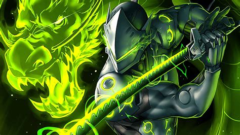 Download Wallpapers Overwatch Characters Genji With S