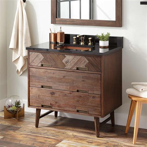 Add style and functionality to your space with a new bathroom vanity from the home depot. 36" Danenberg Vanity for Rectangular Undermount Sink ...