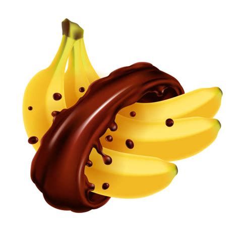 Best Chocolate Banana Illustrations Royalty Free Vector Graphics