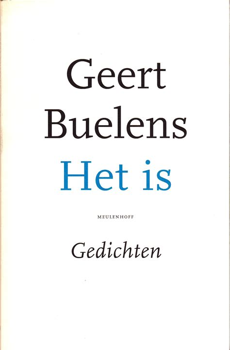 Buelens, Geert - Schrijversgewijs