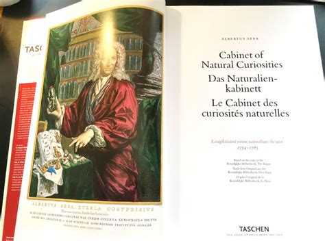 Though it was common for men of his profession to collect natural specimens for research purposes. Albertus Seba - Cabinet of Natural Curiosities - 2000 ...