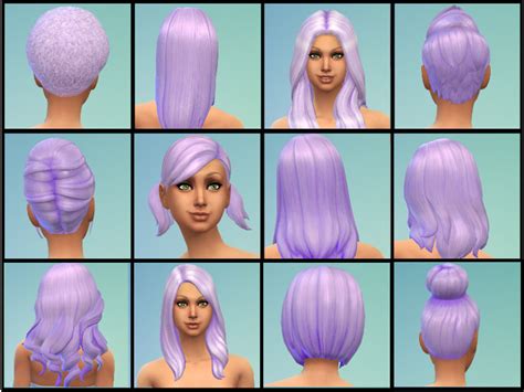 The Sims Resource Light Purple Recolour For Female Sims