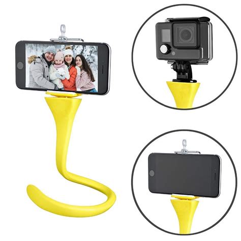 Flexible Smartphone Selfie Stick Portable Selfie Stick That Can Be Set Wrapped Hung And Clung